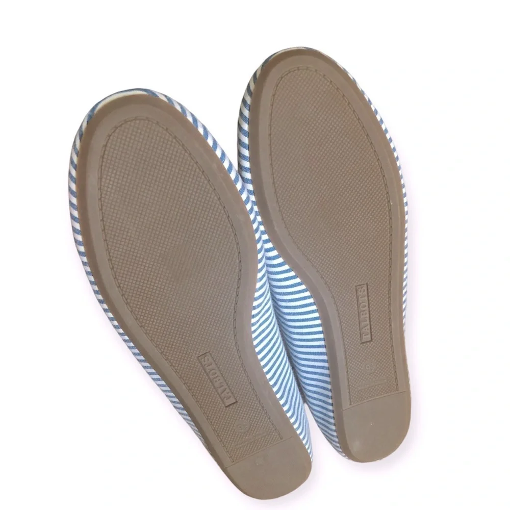 Talbots Canvas Striped Loafers